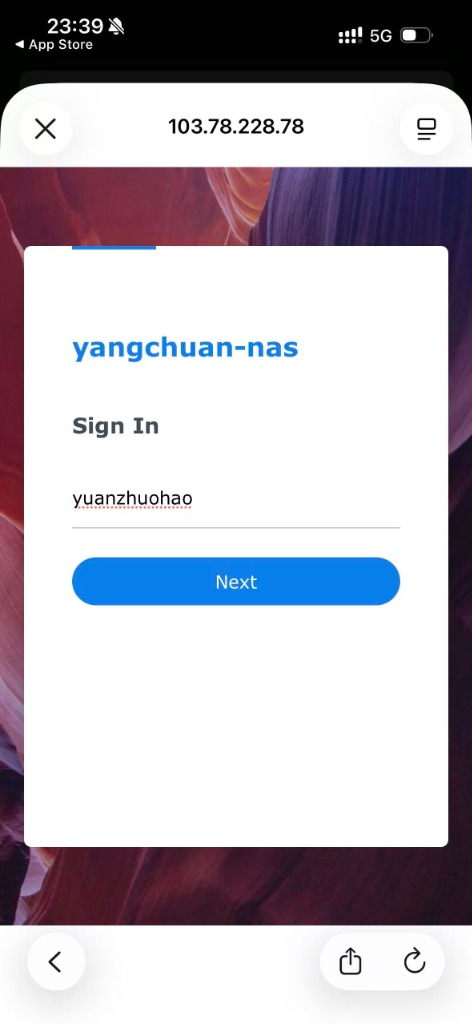 输入账号密码